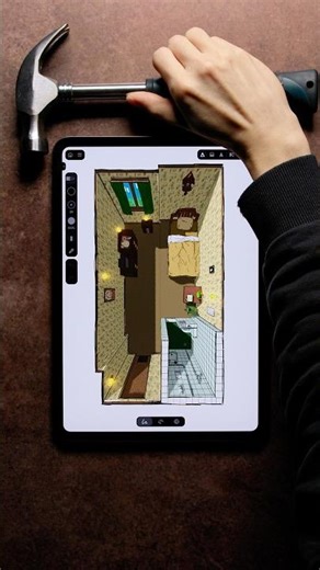 A hotel drawn in 3D. Could it survive here for 15 years? #feather3d #3dsketch #ipadart #oldboy