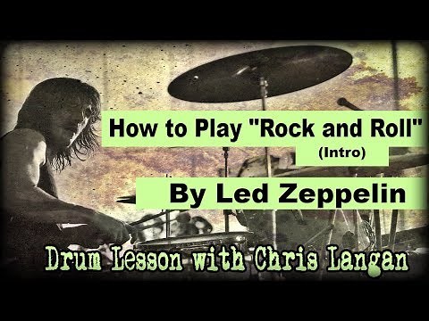 How to Play Rock and Roll (Intro) by Led Zeppelin | Drum Lesson
