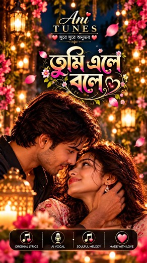তুমি এলে বলে ❤️ | Tumi Ele Bole | Bengali Love Song | Romantic Bengali Song | Ani TUNES #bengalisong