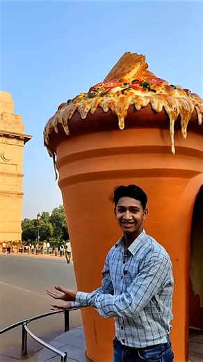world biggest kulhad pizza #aivideo #ai #trending #lyrics #viralvideo #viral #teamfx