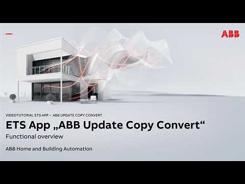 Tutorial ETS App - ABB Update Copy Convert [EN]