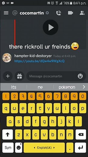 heres how to rickroll on discord😈
