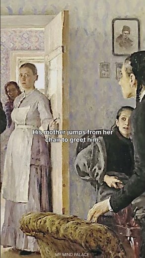 They Did Not Expect Him - Ilya Repin #ArtHistory #RussianRealism #Masterpiece