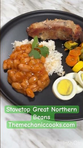 Stovetop Great Northern Beans