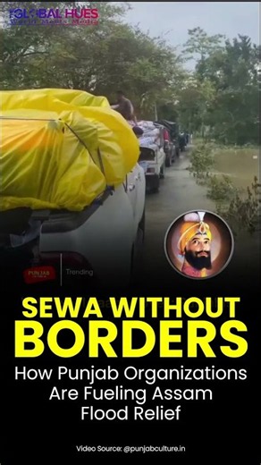 From #punjab to #assam Endless #langar #boats & #relief Supplies Reach #flood Hit Victims #sikhsewa