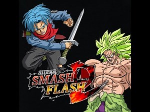 trunks vs broly (ssf2 v0.9 showcase mod)