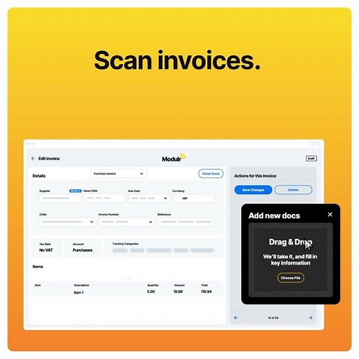 Invoice capture - Accounts payable with Modulr