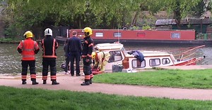 Updates: Child and two adults burned after explosion on boat