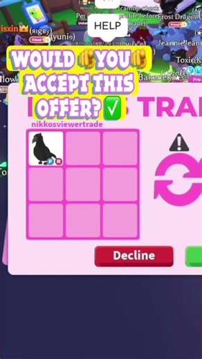 🌈🫢They Traded Their CROW For THAT!? WFL!?🌈#adoptmeroblox #robloxadoptme #adoptme