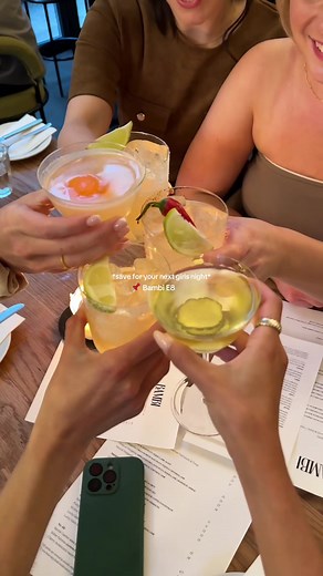 *save* for your next girls night out 🪩🤸‍♀️ Delish small plates, fab cocktails and disco house tunes all night longgg 🍸🎶 #london #londonrestaurants #londonlife #nightout #girlsnight #eastlondon #foodie