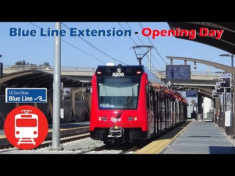 MTS Trolley Blue Line Extension - Opening Day - November 21st, 2021