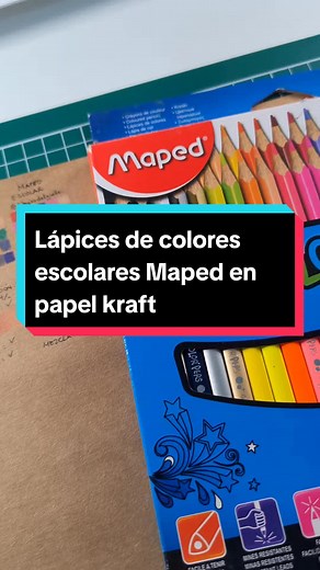 Mi prueba de lápices de colores escolares Maped en papel kraft ✏️ descubre conmigo que tan bien se pueden colorear con los lápices de colores Maped Color Peps escolar en papel kraft 👍🏻 sígueme para ver más y comparte con tus amigos ❤️ #dibujosdelguille #lapicesdecolores #maped #mapedcolorpeps #papelkraft #materialesdedibujo #materialesdearte #utilesescolares
