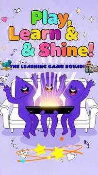 “Play, Learn & Shine! The Learning Game Squad!” #cartoon #animation #shorts #baby #cute