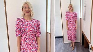 Holly Willoughby's This Morning outfit today: How to get her pink floral dress from Nobody's Child