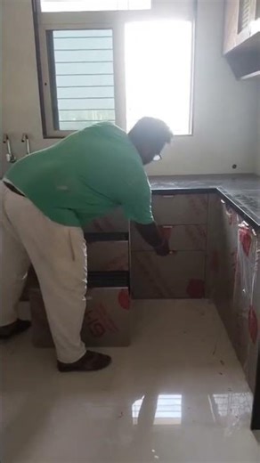 Modular kitchen design acrylic #😳😳😎