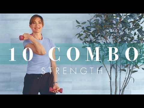 10 Knee-Friendly Strength Training Combo Exercises! Full Body Workout for Seniors & Beginners