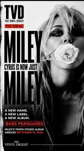 Miley Cyrus Is Now Just MILEY: New Album "Bass Persuades"