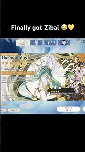 Hours of grinding worth it 😩👌 #genshinimpact #zibai