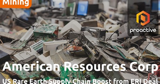 ReElement Technologies signs major processing agreement with ERI to boost rare earth supply chain