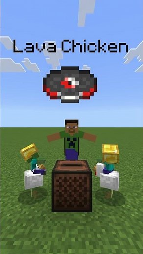 The NEW Minecraft Lava Chicken Disc!