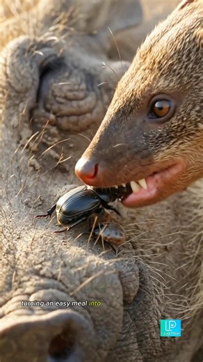 Nature's Tiny Doctor | Mongoose & Wild Pig #animals #wildlife #fyp #animalswithcameras #amazon