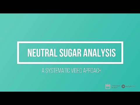 Neutral sugar analysis by GC-FID