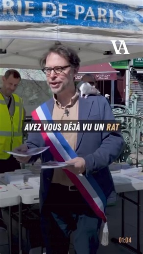 🔴 Grégory Moreau adjoint à la mairie du XIe arrondissement de Paris, appelle les Parisiens à accepter la cohabitation avec les rats, on vous raconte. ➡️ https://www.valeursactuelles.com/societe/le-rat-est-utile-a-paris-un-elu-animaliste-moque-pour-sa-campagne-de-dediabolisation-des-rats Sources : franceinfo / @ futur_asso | Valeurs actuelles