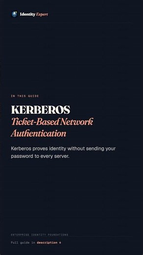 Kerberos Explained #Shorts