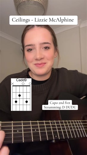 Learn to Play Ceilings by Lizzie McAlpine on Guitar