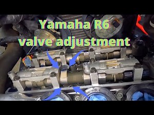 2005 Yamaha R6 Valve adjustment