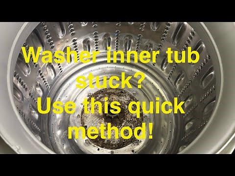 Washer inner tub stuck? Quick fix here!