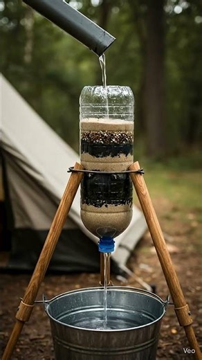 This DIY Filter Works Better Than You'd Think #outdoors #skills