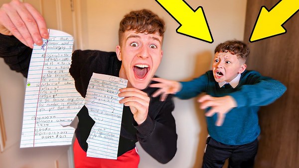 Destroying Brother’s Homework Sparks Hilarious Meltdown