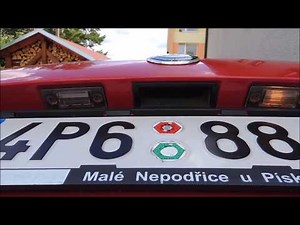 Replacement number plate light bulb Škoda Fabia DIY (Výměna žárovky SPZ)