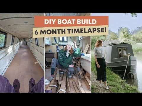 How We Transformed An Empty Boat Into Our Off-grid Tiny Home