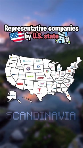 Representative companies by U.S. state