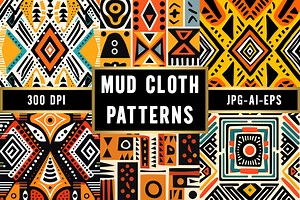 Mud Cloth Patterns, a Pattern Graphic by Cool Worker