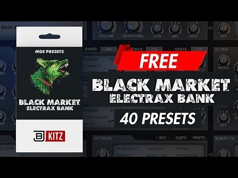FREE Tone2 Electra 2 & ElectraX Presets | "BLACK MARKET" Trap Preset Bank