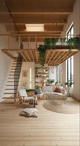 Transforming a Tall Apartment into a Cozy Scandinavian Loft