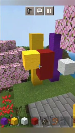 here is how to make balloons 🎈 in Minecraft #minecraft #minecraftbeauty #minecraftbuilding #shorts