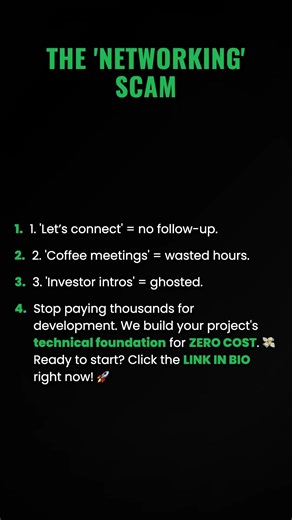 The 'Networking' Scam #ad (Verify Info)