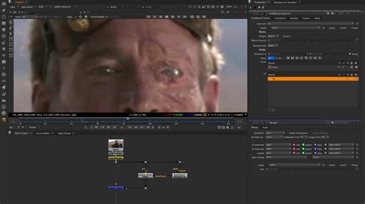 Nuke 12.0中的Grid Warp Tracker（网格扭曲跟踪）功能