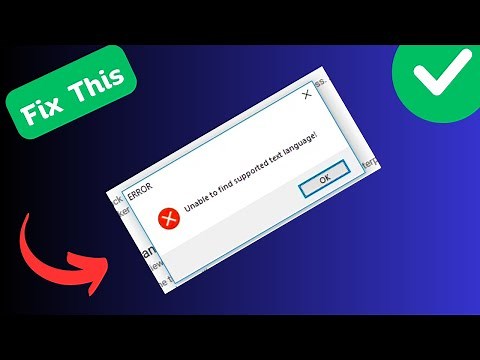How to Fix “Unable to find supported text language” error in Watch Dogs