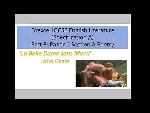 Analysis of 'La Belle Dame sans Merci' by John Keats