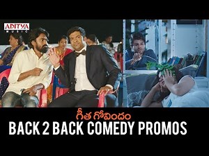 Geetha Govindam Back 2 Back Comedy Promos || Vijay Devarakonda, Rashmika Mandanna