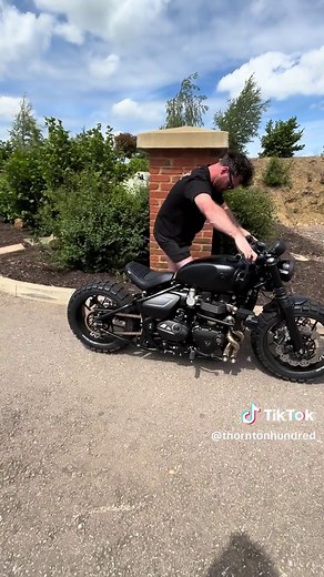 2026 Triumph Adventure Bobber Blacked-Out | Thornton Hundred Custom