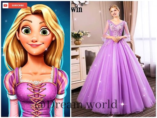 Disney princesses beautiful gowns @Dream world