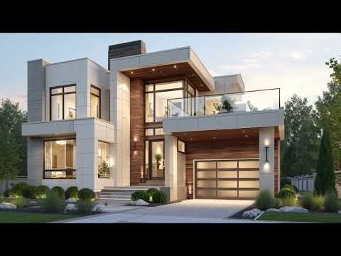 Trendy Modern House Front Design 150 | Luxury Exterior Ideas with USA Style Vibes
