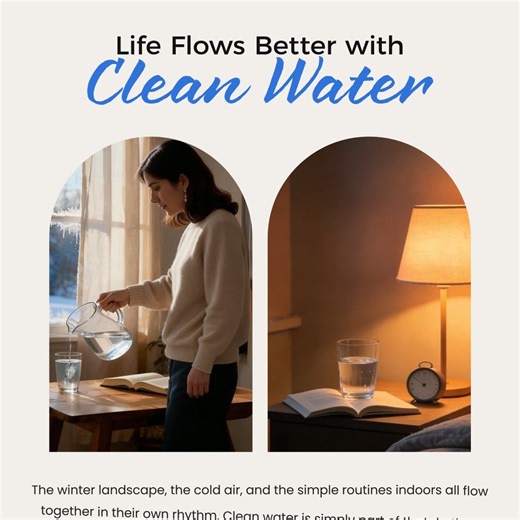 January quietly reminds us how connected home life is to the world outside. The winter landscape, the cold air, and the simple routines indoors all flow together in their own rhythm. Clean water is simply part of that rhythm. #ispringwater #ispringfilter #ispringwatersystems #watersgood #WatersGood #ispringmakesitbetter #iSpringmakesitbetter #waterslife #Waterslife #EcoFriendlyLiving #HealthyHome #CleanWaterMatters #SustainableLiving #FamilyWellness | ISpring Water Systems