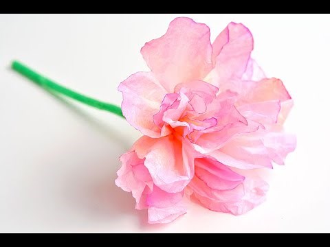 Easy Coffee Filter Flowers | How to Make Coffee Filter Flowers